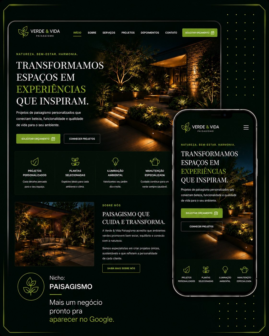 Landing Page — Verde & Vida Paisagismo