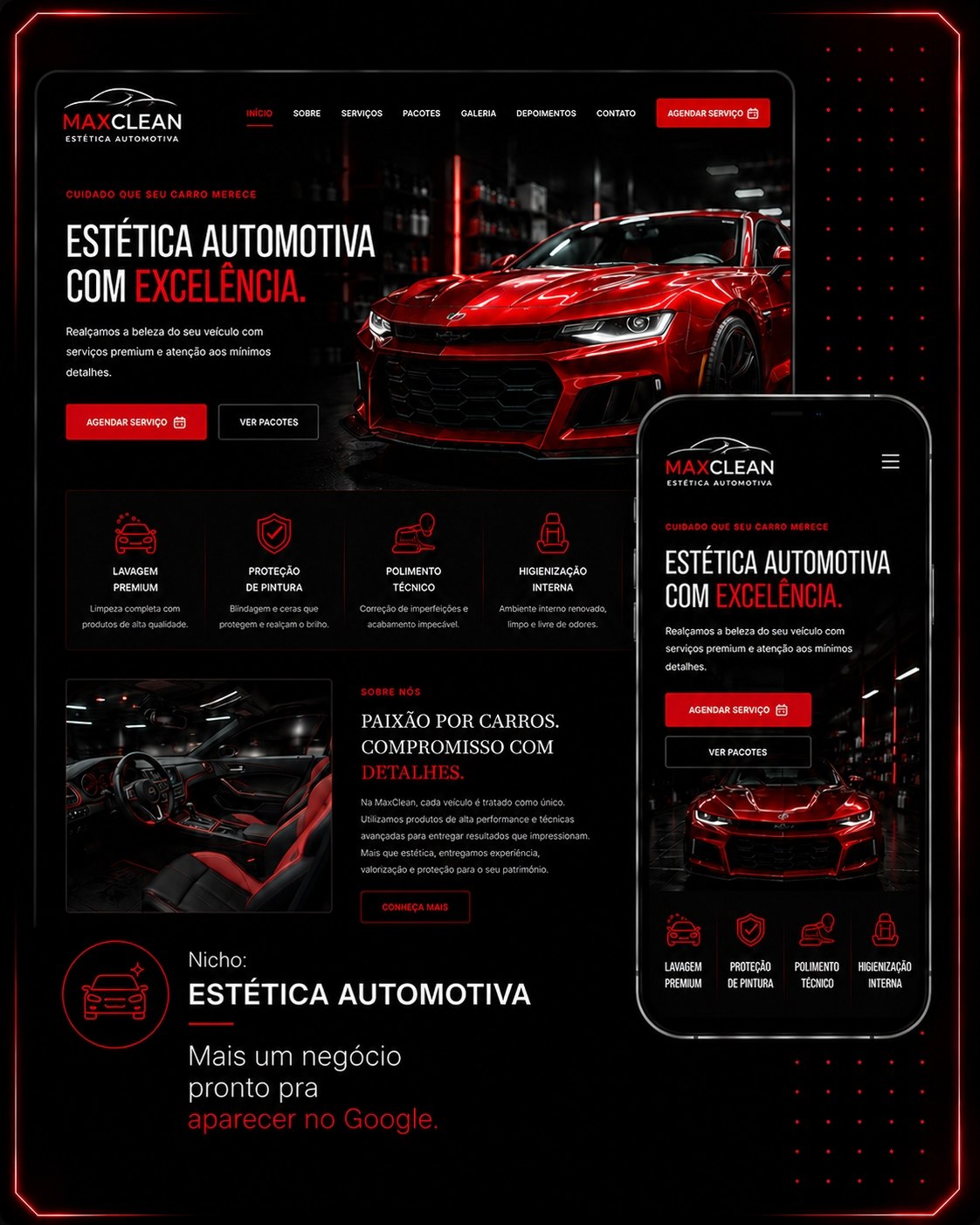 Site Institucional — MaxClean Estética Automotiva